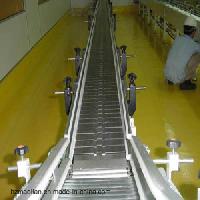 stainless steel slat conveyors