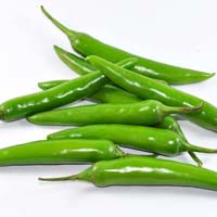 fresh green chilli