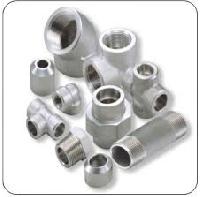 Silver Stainless Steel Forged Pipe Fittings