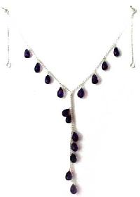 Item Code : HKH-NK-5005 Silver Beaded Necklace