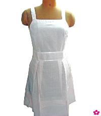 Cotton Dress with Satin Ribbon