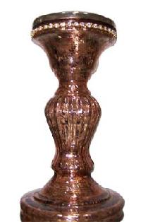 Glass Pillar Candle Holder (ks-cs-898)