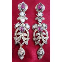 Diamond Polki Earrings (1081)