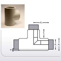 PP Socket Fusion Pipe Molded Equal Tee