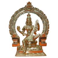Bronze Saraswati Statue