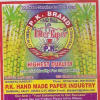 HIGHEST QUALITY Special Quality For Sugar Mills) FILTER PAPER 18.5 Cms