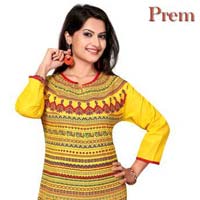 Ladies Kurtis Yellow