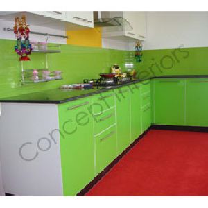 l shaped modular kitchen