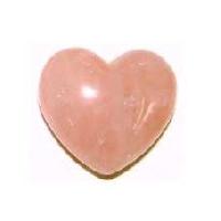 Heart Shaped Rose Quartz Gemstone
