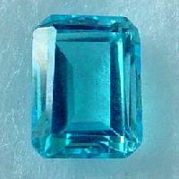 Square Blue Topaz Gemstone