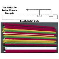 Double Notch Plastic Lollipop Sticks