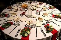 banquet hall table