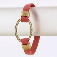 Leather Bracelet (BC606542#6)