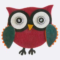 Owl Deco Accent Brooch