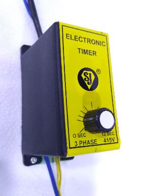 ELECTRONIC TIMER 0-12 SEC, Color : Black