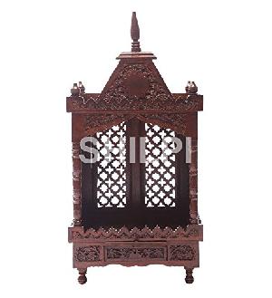 Shilpi Brown Sheesham Wooden Temple