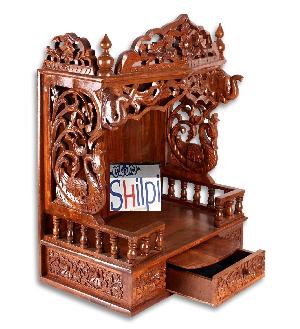 Shilpi Handcarved Classic Sheesham Wood Temple