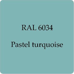 PALE BLUE POWDER COATED STEEL (RAL 6034)