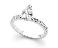 Side Diamonds Engagement Rings
