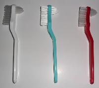 Denture Brush with Angled Handle