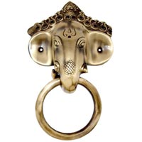 Antique look Brass Elephnat Royal Door Handle