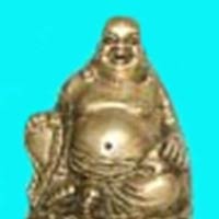 Brass Statue of Laughing Buddha