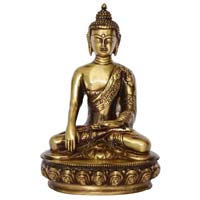 Bronze Sculpture Buddha Meditating Statue for Gifting