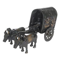 Bull cart In Black Finish made of Brass