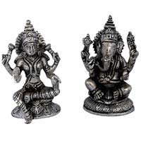 Laxmi Ganesh statue made in aluminium