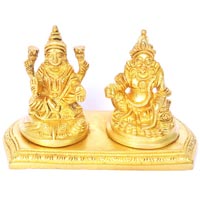Religious Money Lord Kuber and Lakshmi Statue