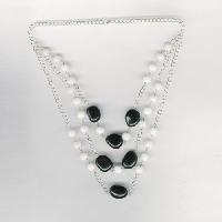 Silver Gemstones Necklace Sgm-5