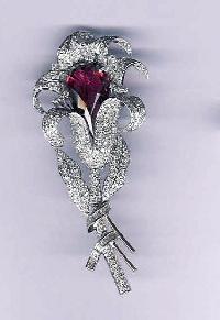 White Gold Brooches