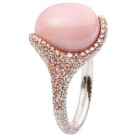 pink pearl rings