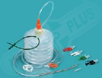 closed wound suction unit