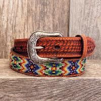 Leather Beaded Belts Casual, Party, Beach