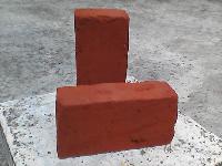 burnt red clay bricks