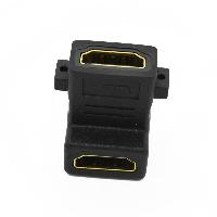 JH10P90 HDMI FEMALE TO FEMALE ADAPTER PANEL MOUNTING 90 DEGREE