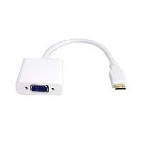 JH17A MINI HDMI MALE TO VGA FEMALE WITHOUT SOUND ADAPTER
