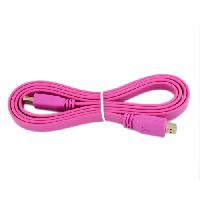 JHO1FC  HDMI MALE TO MALE COLOR FULL FLAT 1.4 V CABLE