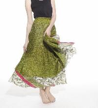 Silk Magic Long Skirt