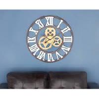 round shaped wall clock