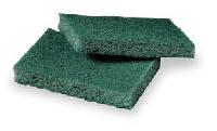 green scrubbing pad