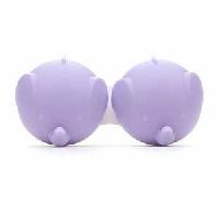Purple Elephant 3D Contact Lens Cases
