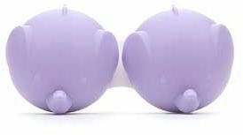 Purple Elephant 3D Contact Lens Cases