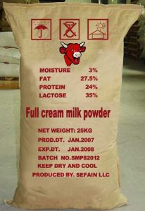 full cream milk powder