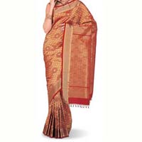 Designer Maroon Saree