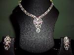American Diamond Wonderful Necklaces Set with Earring