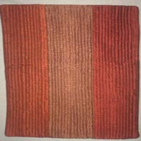 Designer Beautiful Red and Brown Colour Khadi Silk Pillows