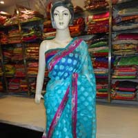 Designer Jacord Cotton Silk Saree