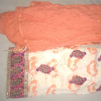 Designer Printed Piche coloured Cotton Punjabi Suits